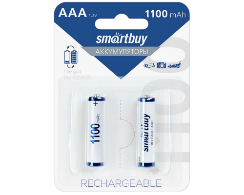 Аккумулятор SmartBuy R03/2BL АAA 1100 блистер (цена за 2 шт)