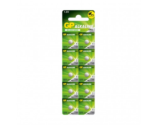 Элем.пит. AG4 LR626 (177F-2C10) Alkaline Cell (10ШТ) GP (цена за 10 шт)