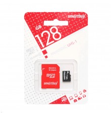 128GB microSDXC UHS-I Class10 (SB128GBSDCL10-01) SMARTBUY