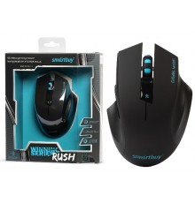 Мышь беспроводная игровая RUSH SBM-706AGG-K черный SMARTBUY