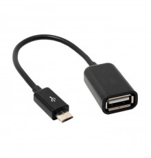 Адаптер OTG OTG1 MicroUSB - USB черный