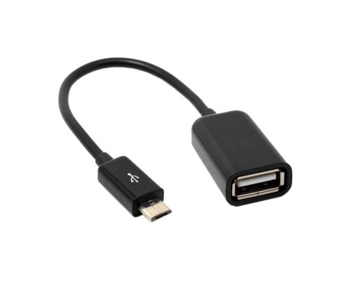 Адаптер OTG OTG1 MicroUSB - USB черный