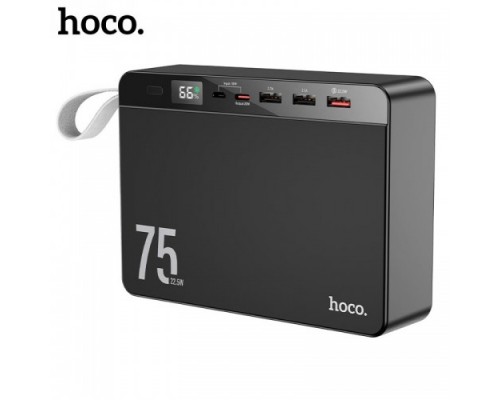 Внешний аккумулятор Power bank 75000 mAh Hoco J94(3 USB, 22.5W QC3.0 PD20W, Micro USB, Type-C 5V-2A)