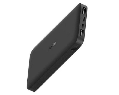 POWER BANK XIAOMI REDMI 10000mAh черный, разъемы 2USB TYPE-C microUSB