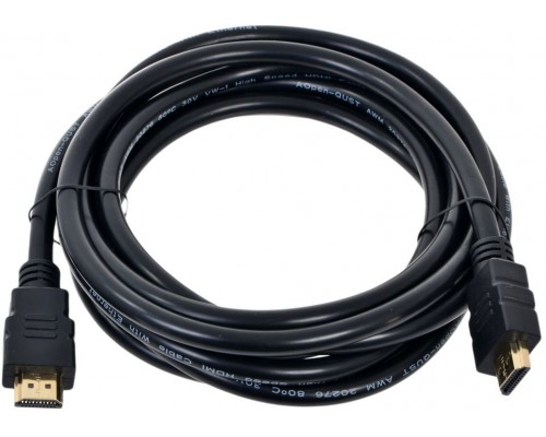 Кабель HDMI 3M черный ТЕХПАК