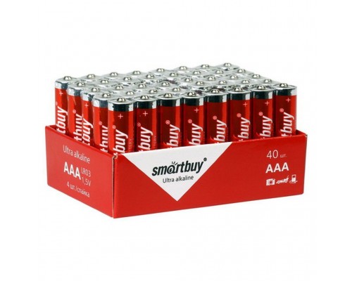 Элем.пит. LR03 AAA 40BULK (SBBA-3A40S) (40 ШТ) SMARTBUY (цена за 4 шт)