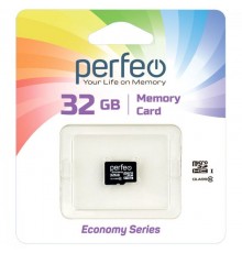 32GB microSDHC Class10 (SB32GBSDCL10-00LE) без адаптера PERFEO