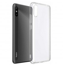 Чехол Redmi 9A прозрачный силикон (MR)