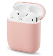 Чехол силиконовый для AIRPODS 2 розовый