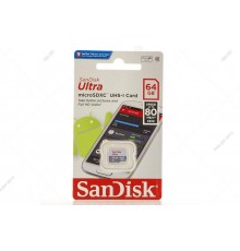 64GB microSDXC Class10 100mb/s  без адаптера SanDisk